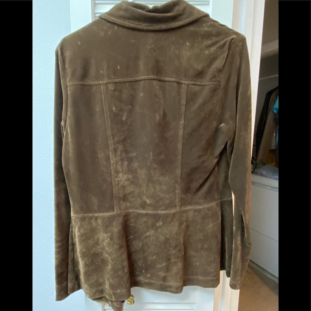 🤎VINTAGE • brown suedette jacket - Picture 2 of 6